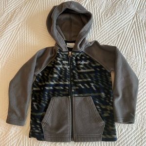 Columbia hooded fleece 6/7